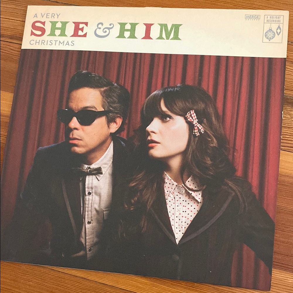 She & Him Christmas Vinyl Record